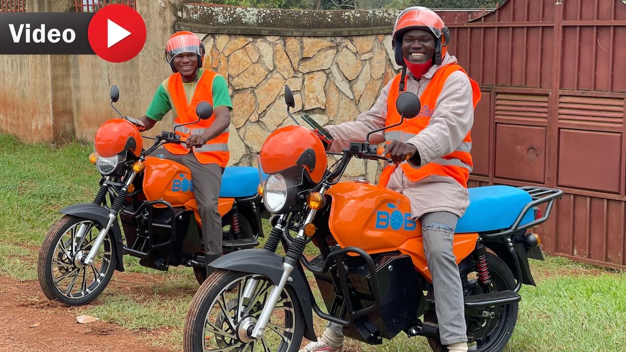 In Africa, a Battery-Powered motorcycle spares the air and helps riders thrive.